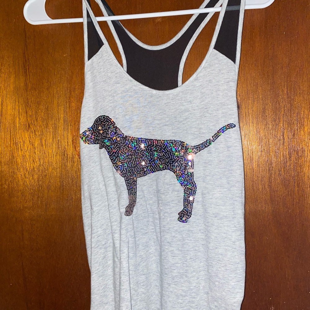 victoria secret pink tank top